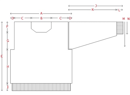 diagram herrtröja